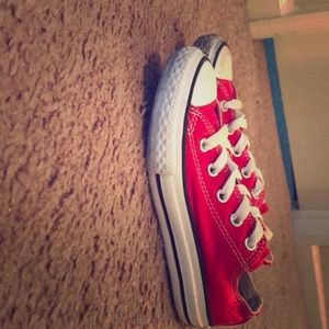 in selling a pare of converse sneakers